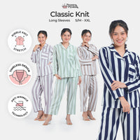 Classic Knit - Piyama Set Lengan Panjang