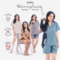 Worryless Series - Braless Piyama Celana Pendek