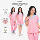 Classic Pajamas Katun Set - Candy Pink