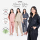 Nebula Series Pajamas Poly Bamboo Set Lengan Panjang