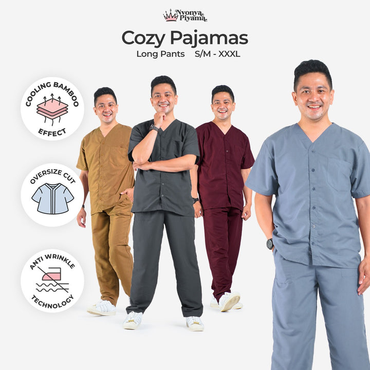 Cozy Series - Piyama Pria Set Celana Panjang