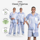 Classic Pajamas Katun Pria Set - Audy