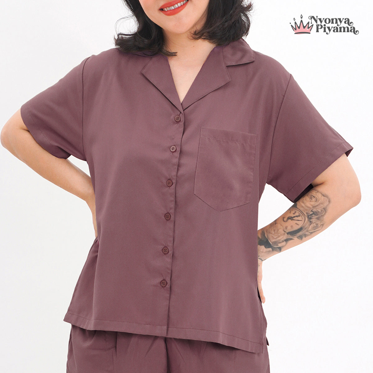 Comfy Series - Piyama Set Celana Pendek 7/8