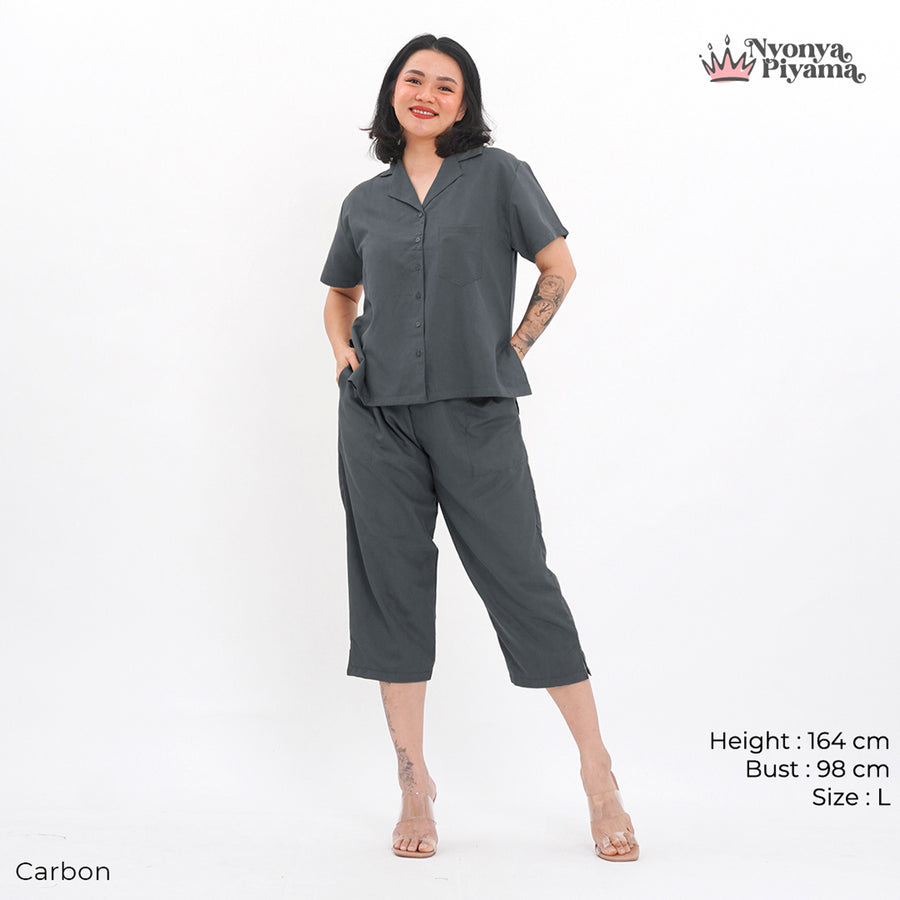 Comfy Series - Piyama Set Celana Pendek 7/8