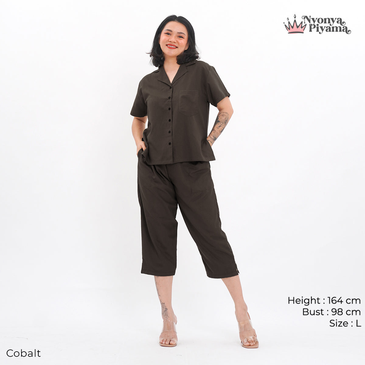 Comfy Series - Piyama Set Celana Pendek 7/8