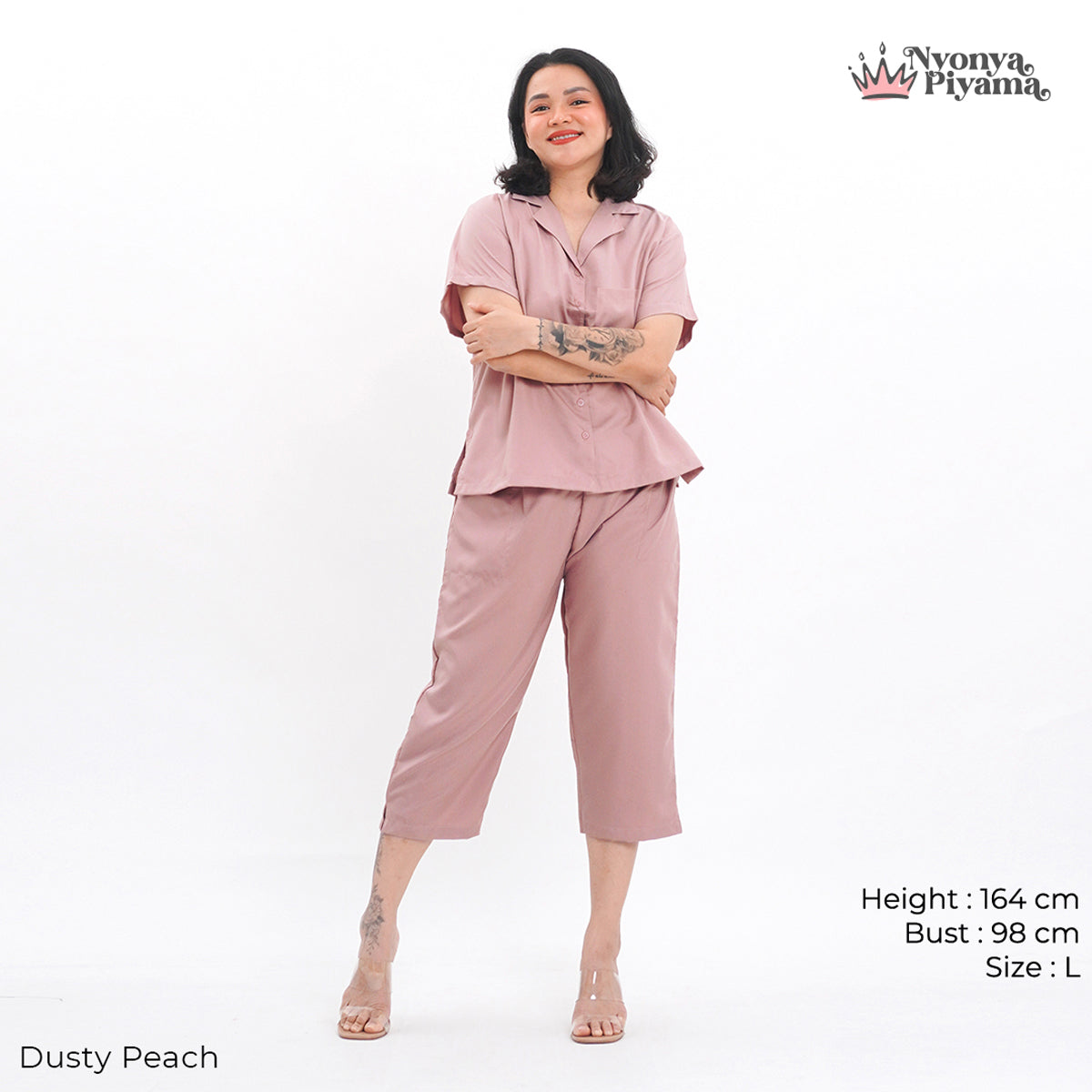 Comfy Series - Piyama Set Celana Pendek 7/8