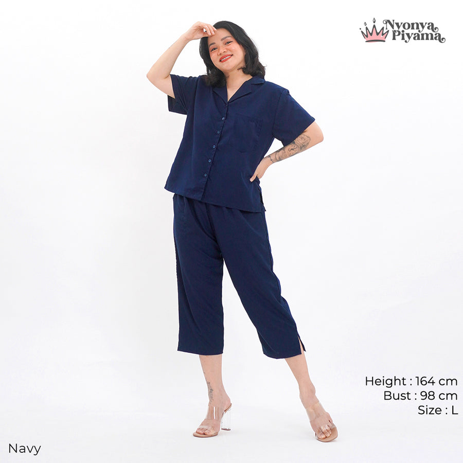 Comfy Series - Piyama Set Celana Pendek 7/8