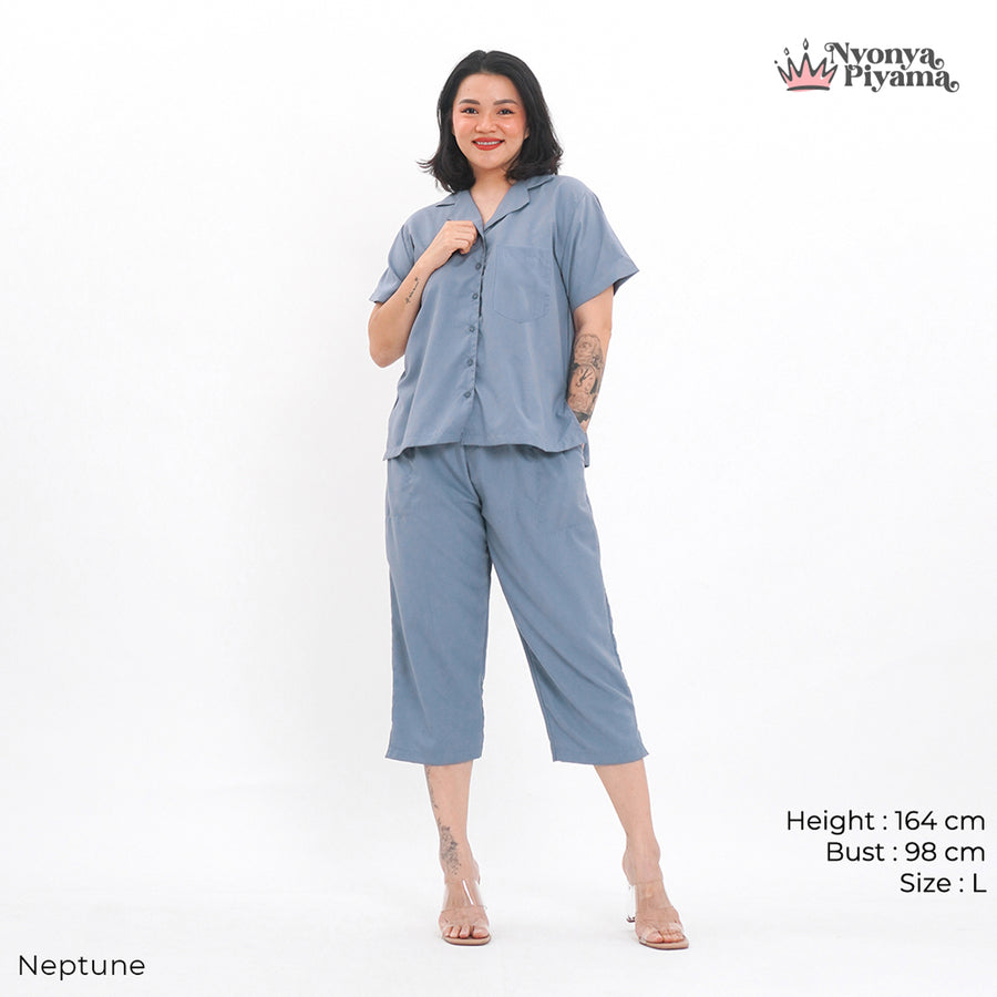 Comfy Series - Piyama Set Celana Pendek 7/8