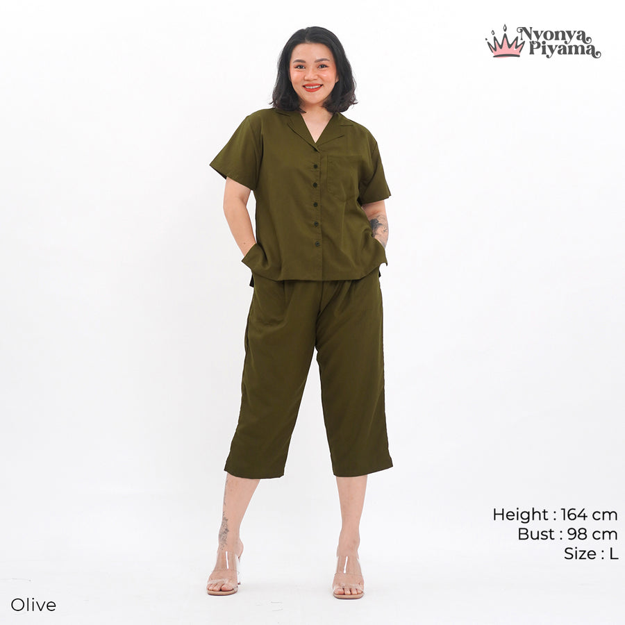 Comfy Series - Piyama Set Celana Pendek 7/8
