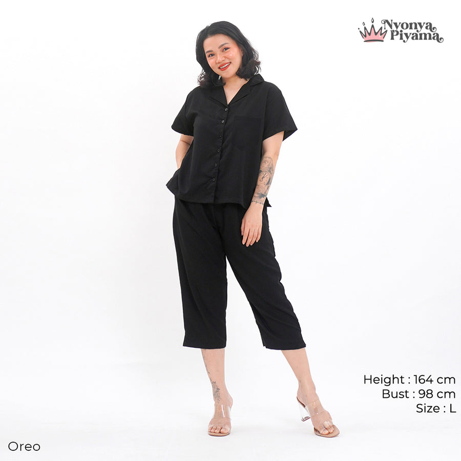 Comfy Series - Piyama Set Celana Pendek 7/8