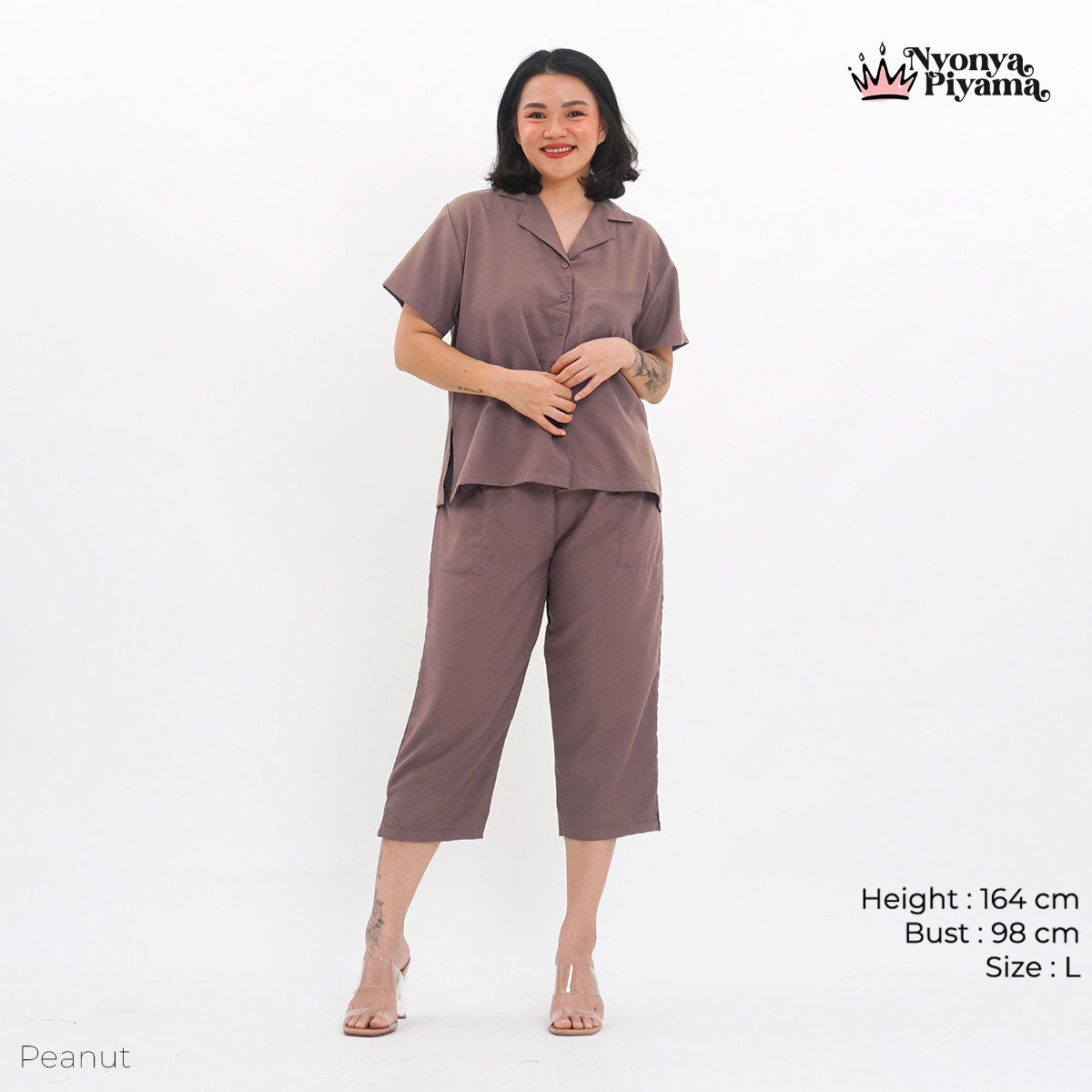 Comfy Series - Piyama Set Celana Pendek 7/8