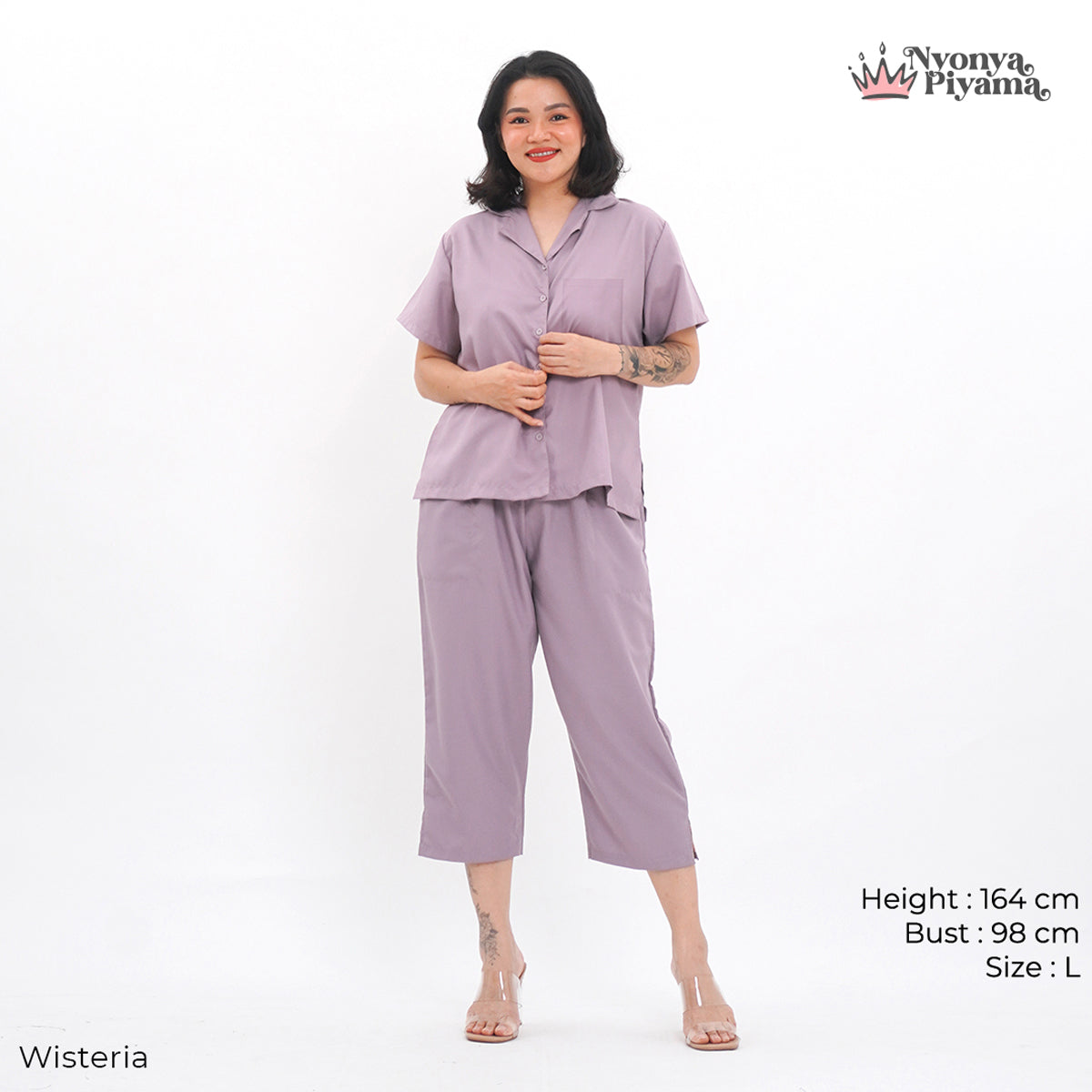 Comfy Series - Piyama Set Celana Pendek 7/8