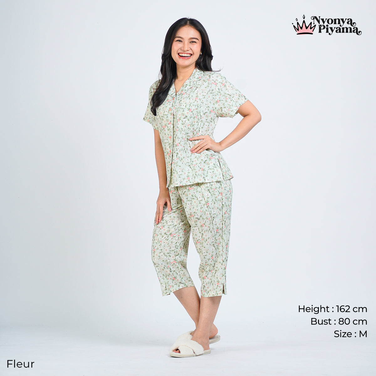 Comfy Pajamas Cotton Set - Fleur