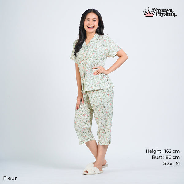 Comfy Pajamas Cotton Set - Fleur
