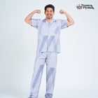 Classic Pajamas Katun Pria Set - Harvey