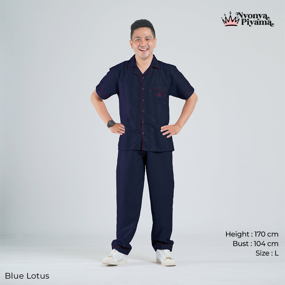 Herb Series - Piyama Pria Set Celana Panjang