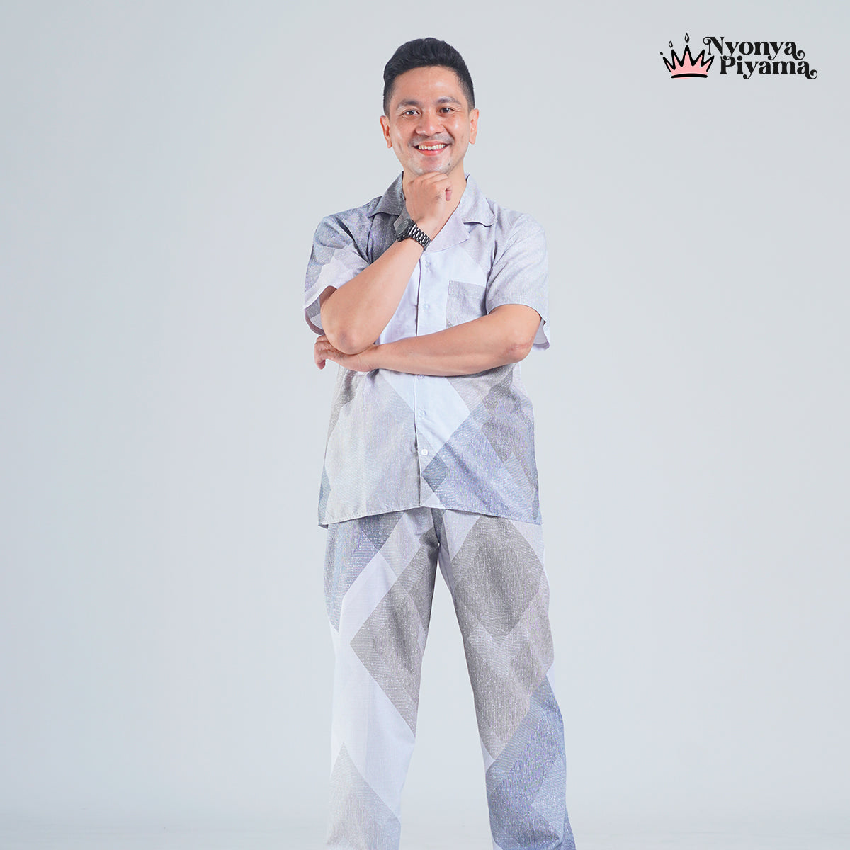 Classic Katun Marco - Piyama Pria Set