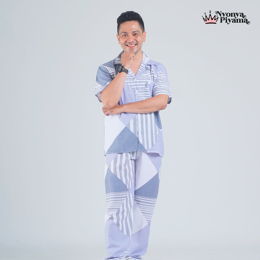 Classic Katun Riley - Piyama Pria Set