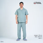 Classic Pajamas Katun Pria Set - Ezra