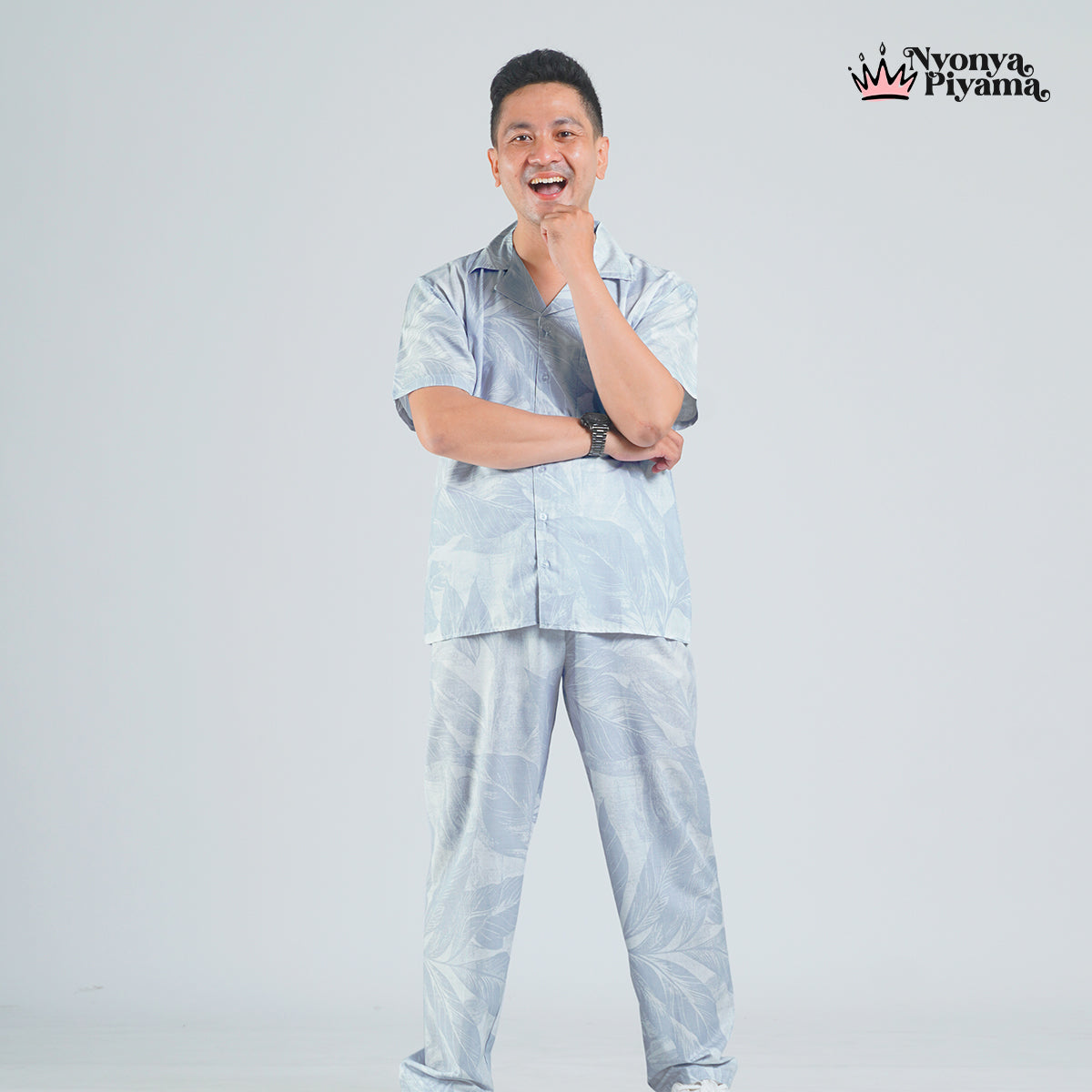 Classic Katun Blake - Piyama Pria Set