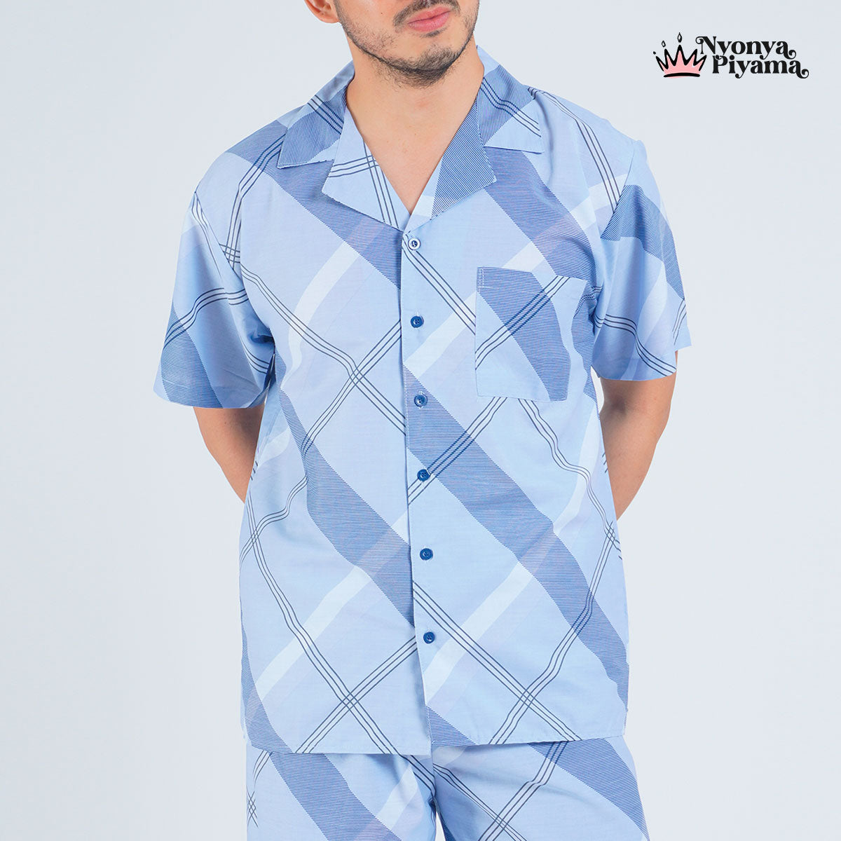 Classic Katun Lucas - Piyama Pria Set