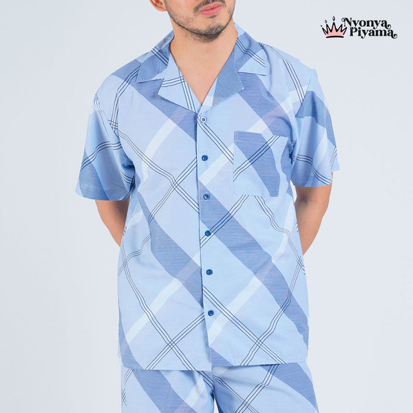 Classic Katun Lucas - Piyama Pria Set