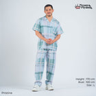 Classic Katun Pristine - Piyama Pria Set