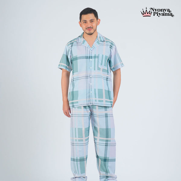 Classic Katun Pristine - Piyama Pria Set