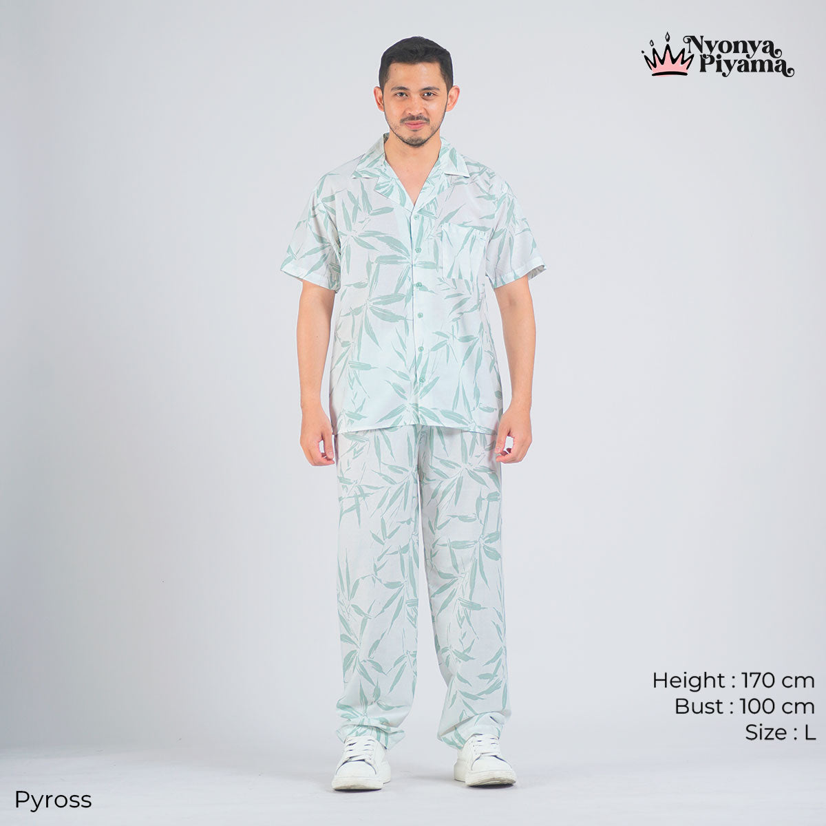 Classic Katun Pyross - Piyama Pria Set