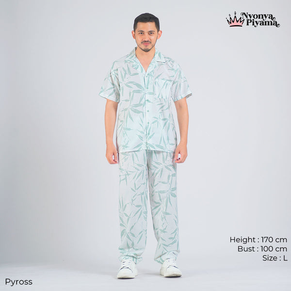 Classic Katun Pyross - Piyama Pria Set