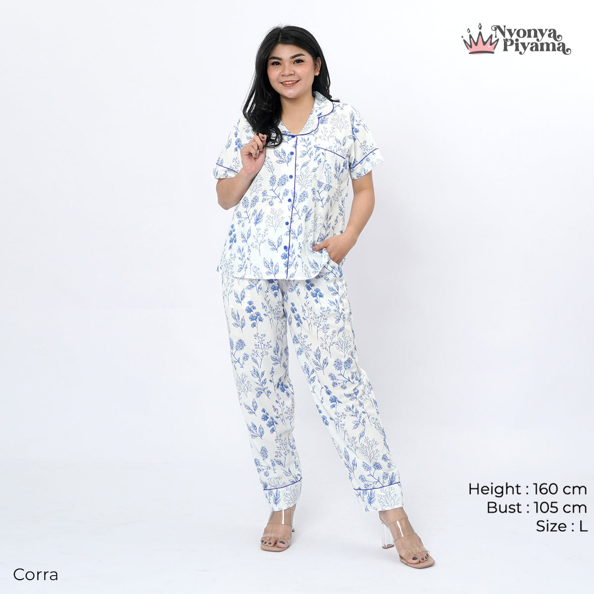 Classic Katun Corra - Piyama Set
