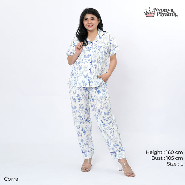 Classic Katun Corra - Piyama Set