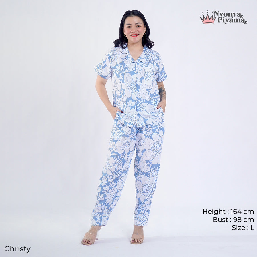 Classic Katun Christy - Piyama Set