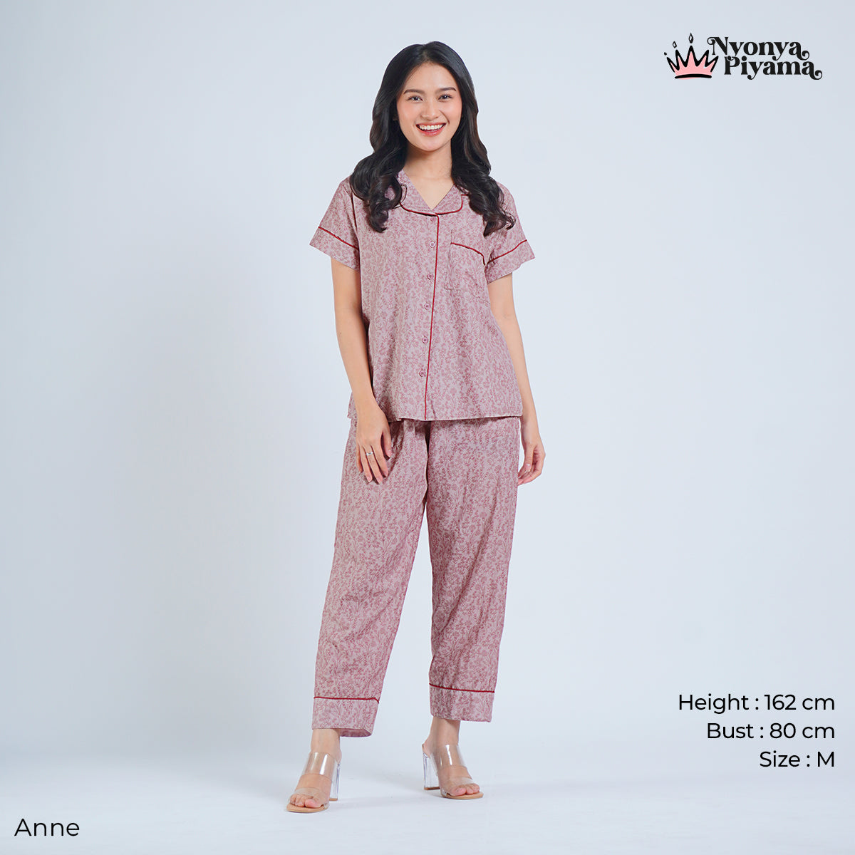 Classic Katun Anne - Piyama Set
