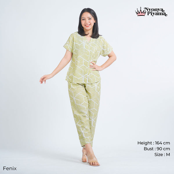Classic Katun Fenix - Piyama Set