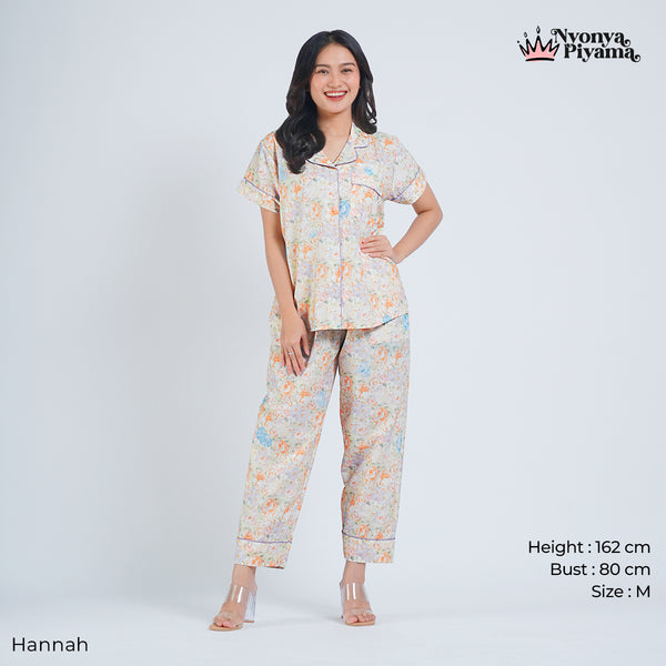Classic Katun Hannah - Piyama Set