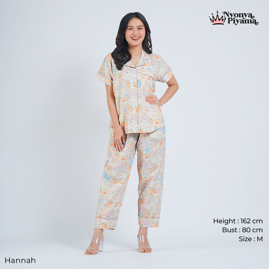 Classic Katun Hannah - Piyama Set