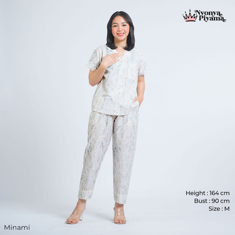 Classic Katun Minami - Piyama Set