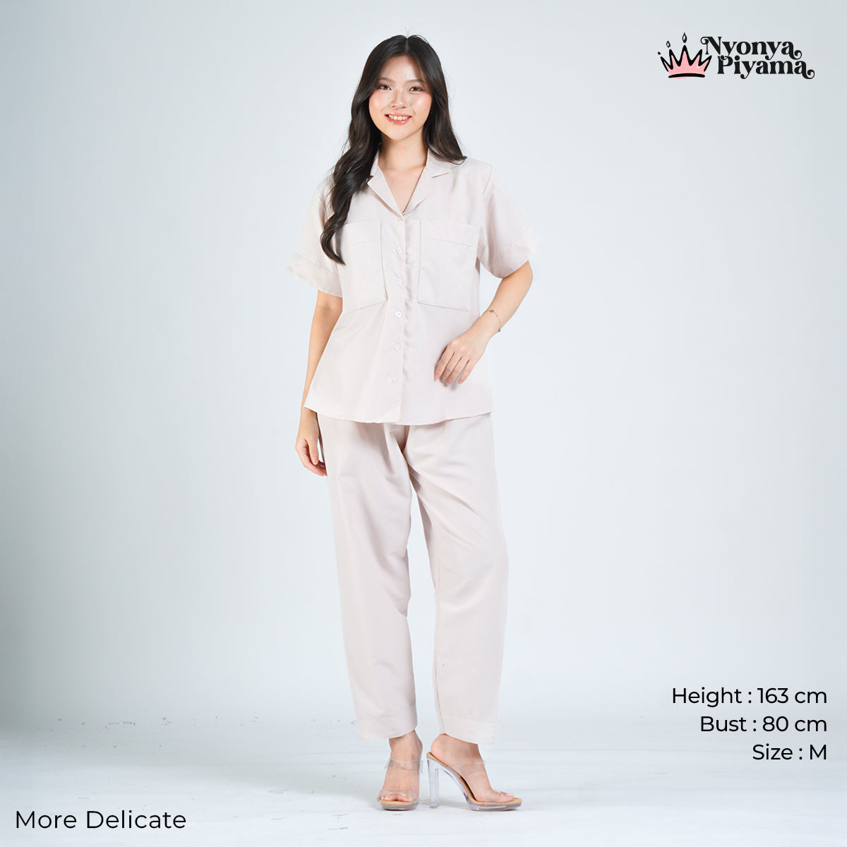 Worryless Series - Braless Piyama Celana Panjang Solid