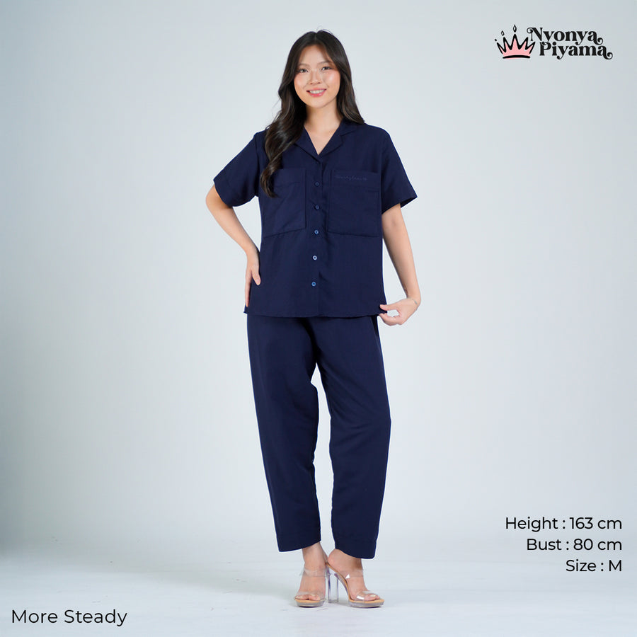 Worryless Series - Braless Piyama Celana Panjang Solid
