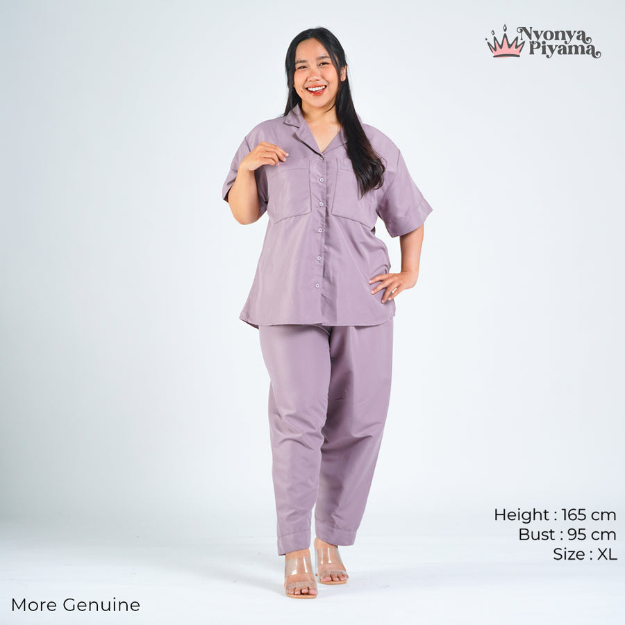 Worryless Series - Braless Piyama Celana Panjang Solid
