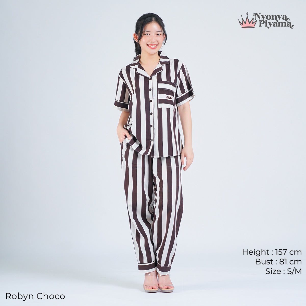 Classic Poly Rayon Robyn Series - Piyama Set Celana Panjang
