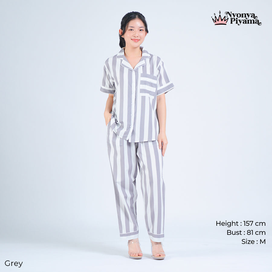 Classic Poly Rayon Robyn Series - Piyama Set Celana Panjang