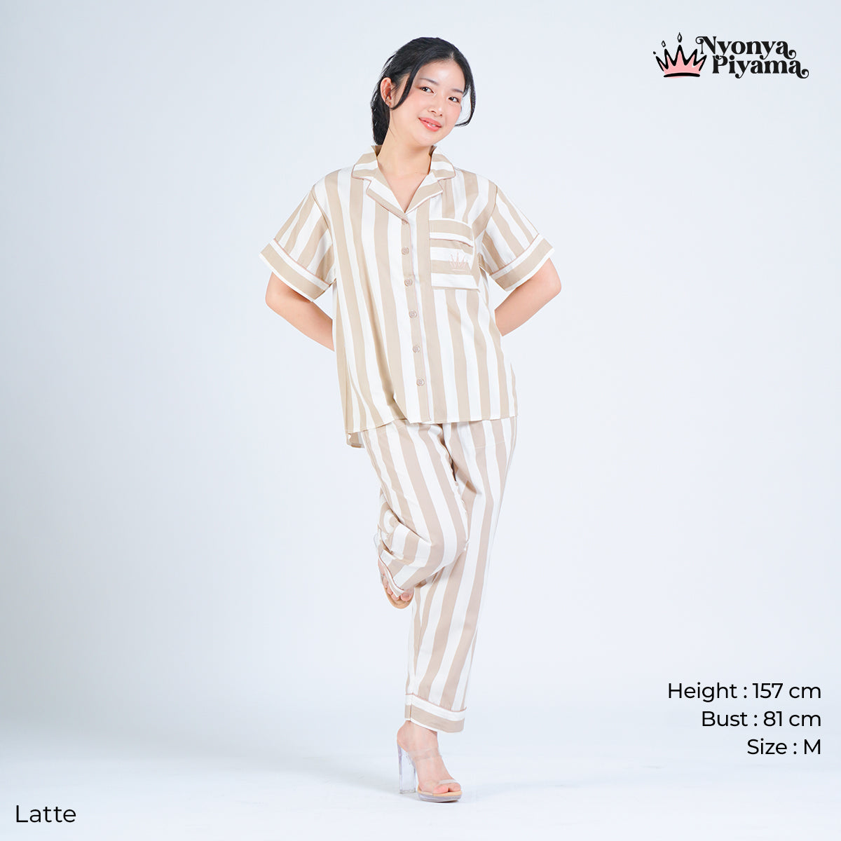 Classic Poly Rayon Robyn Series - Piyama Set Celana Panjang