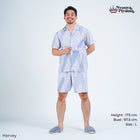 Classic Pajamas Katun Pria Set - Harvey