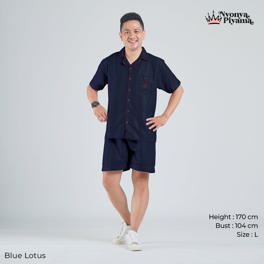 Herb Series - Piyama Pria Set Celana Pendek