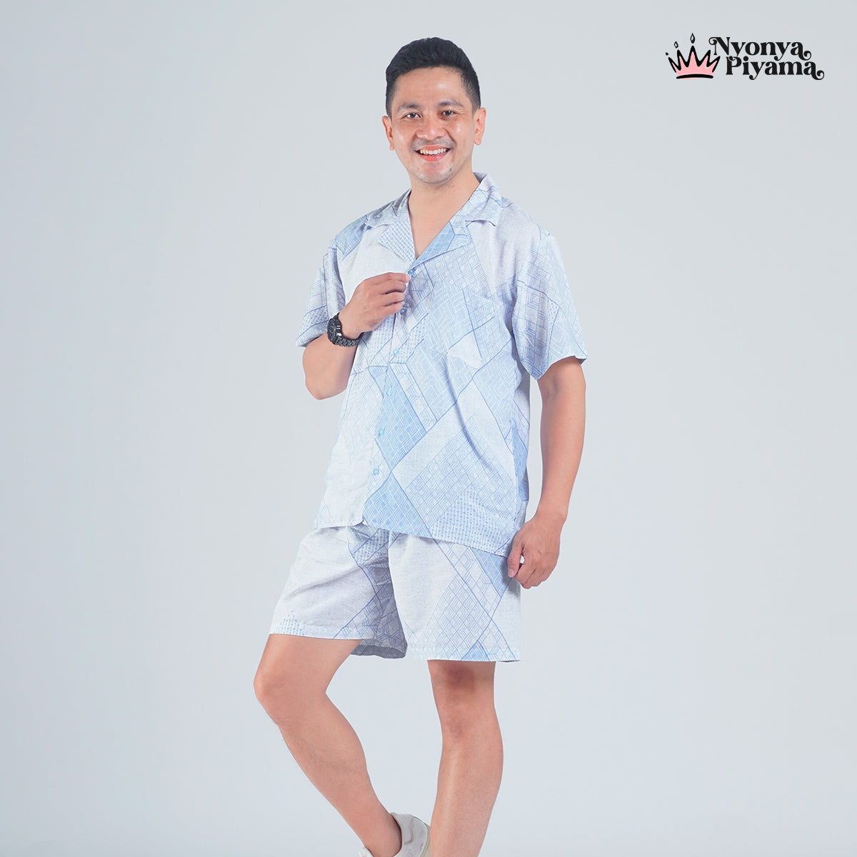 Classic Katun Edward - Piyama Pria Set