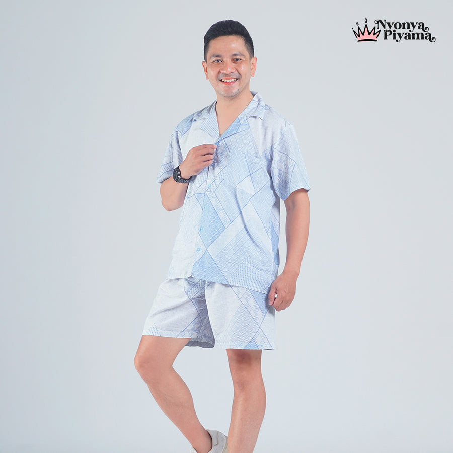 Classic Katun Edward - Piyama Pria Set
