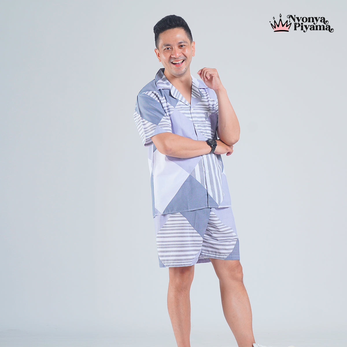 Classic Katun Riley - Piyama Pria Set