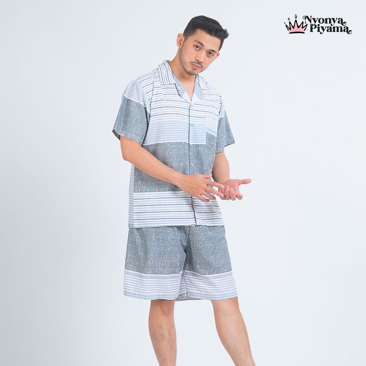 Classic Katun Elio - Piyama Pria Set